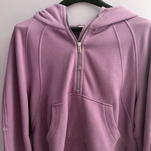 Half zip hoodie